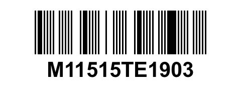 Image of the serial numbers - option 1